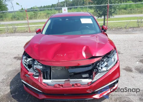 2020 Honda Civic Lx из США, поврежденный, VIN 19XFC2F61LE004885